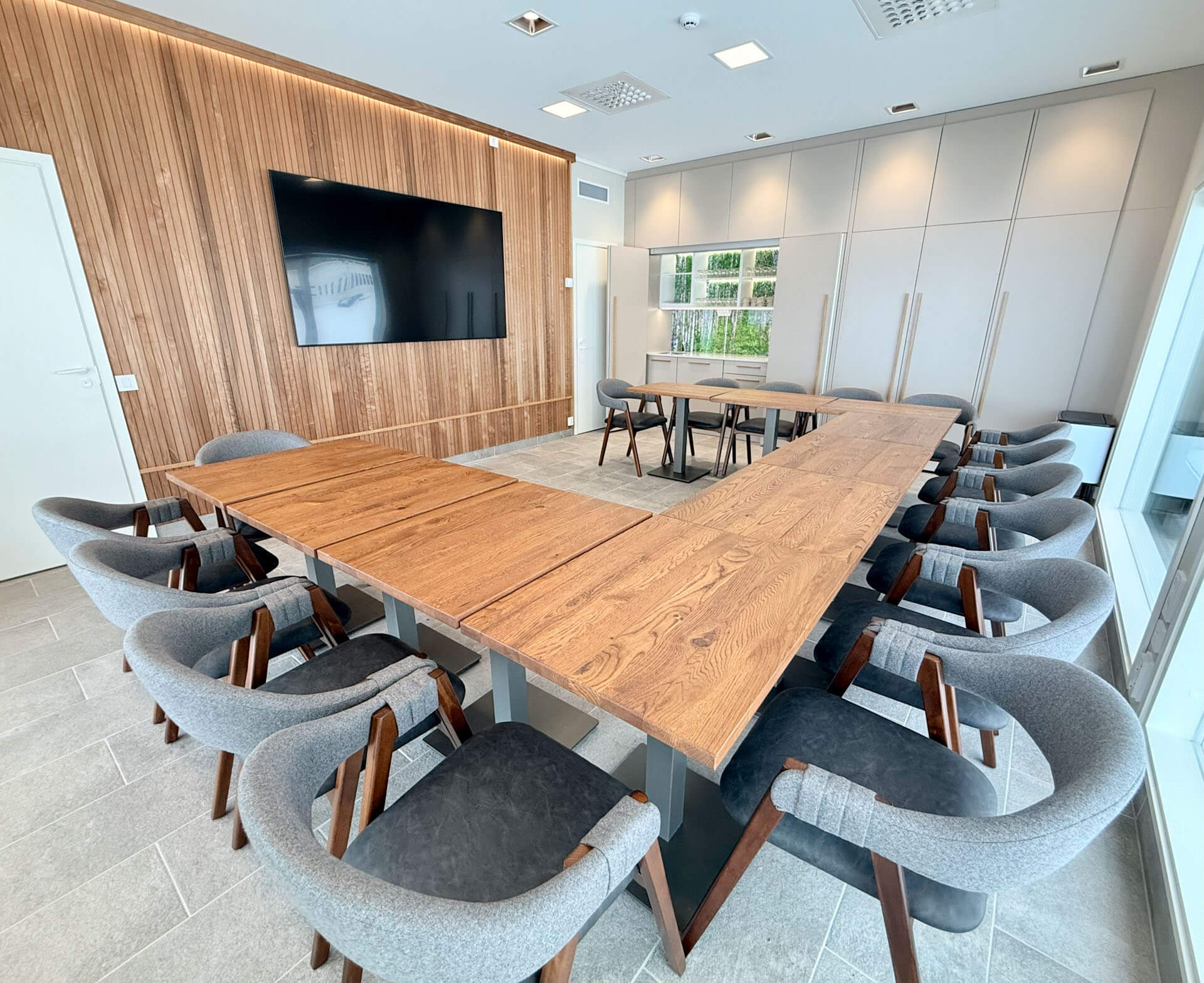 rantasaunan kabinetti u-muoto